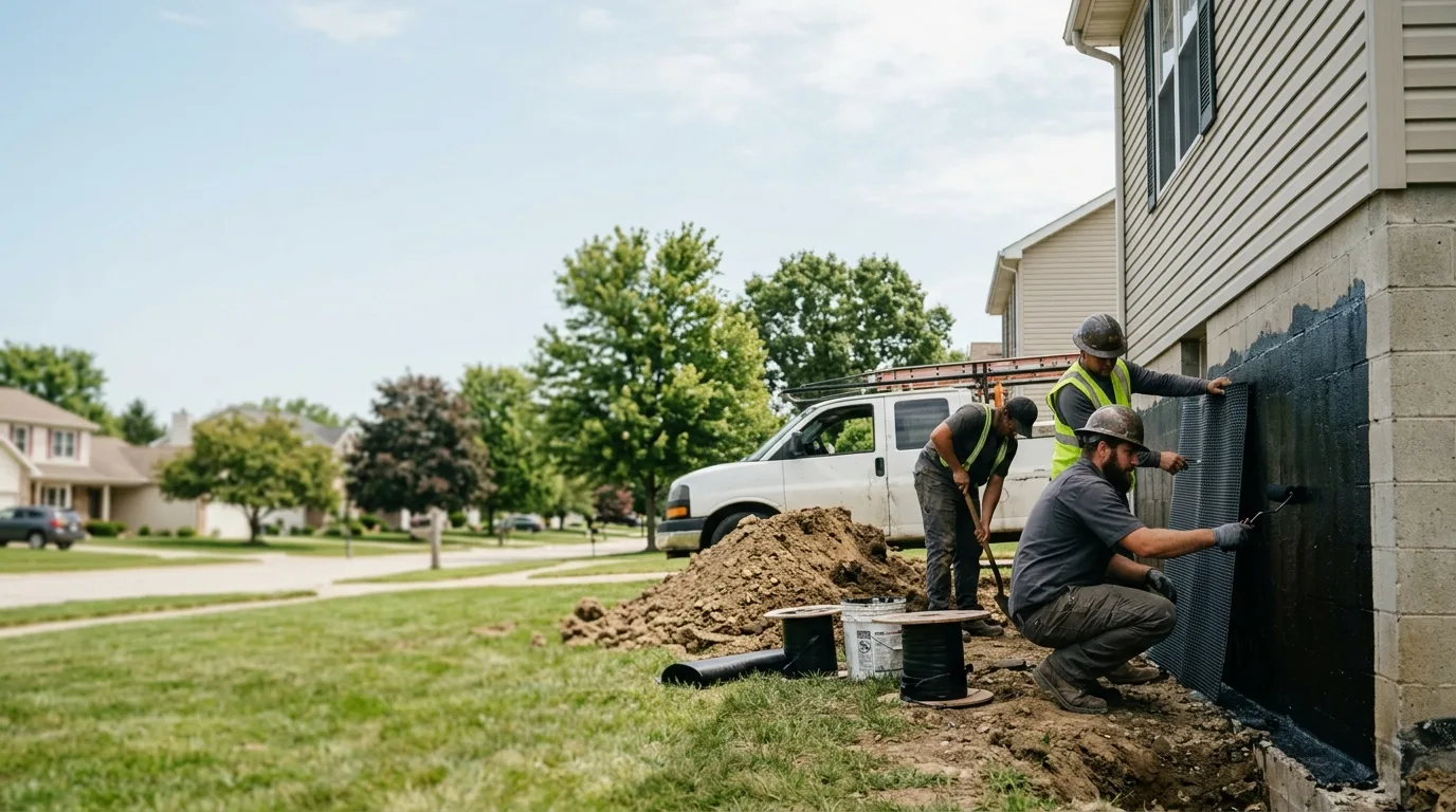 Basement Waterproofing in Mccordsville, IN near me